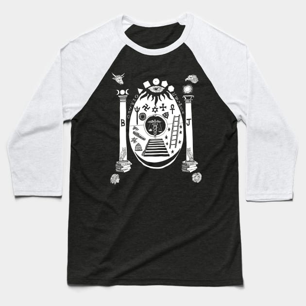 Occult Arcana By Ryan Gable Baseball T-Shirt by thesecretteachings